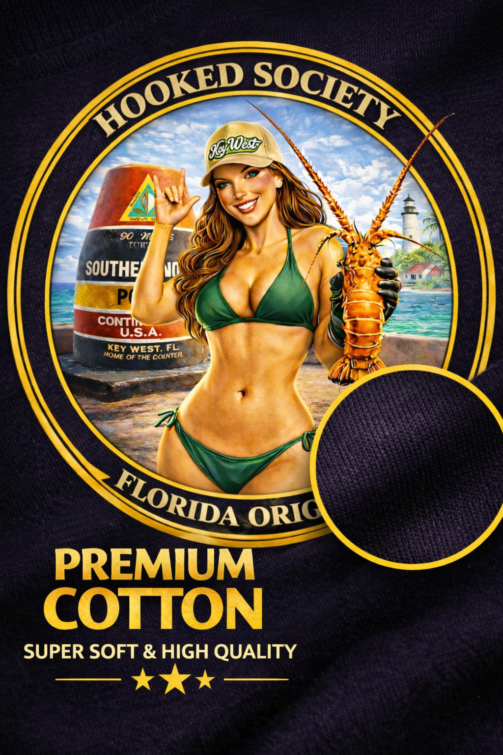 Key West Lobster Fishing Shirt – Florida Original Premium Tee