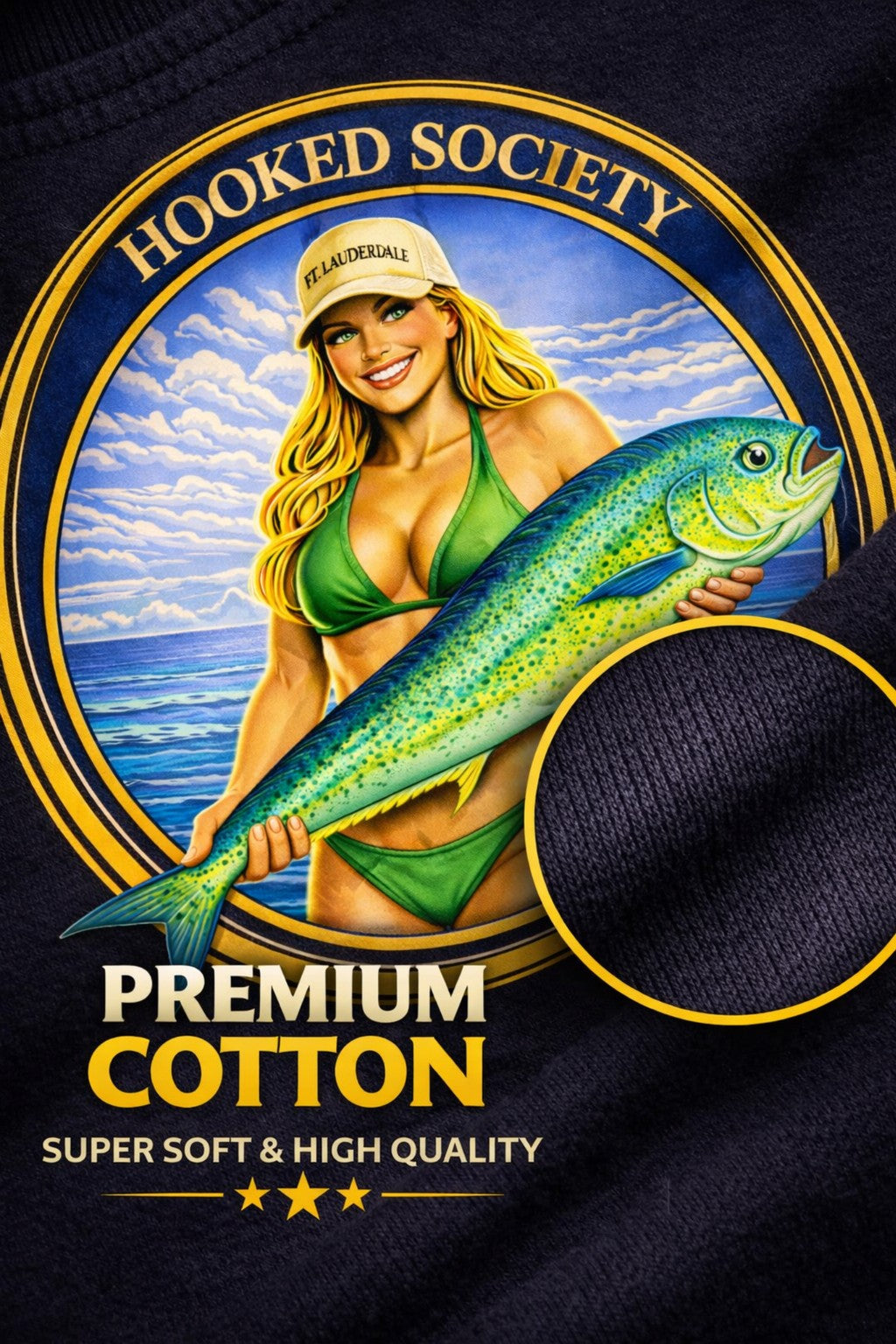 Fort Lauderdale Mahi Fishing Shirt – Premium Florida Lifestyle Tee